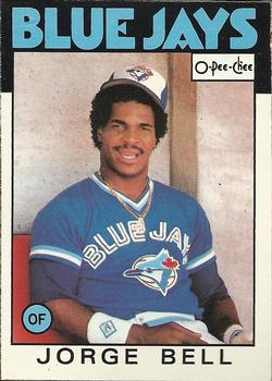1986 O-Pee-Chee Baseball Cards 338     Jorge Bell